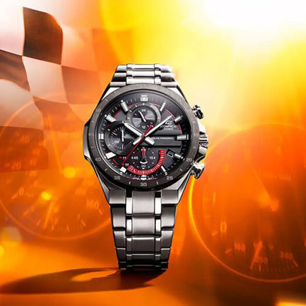 Casio Edifice EQS-920DB-1AVUDF Black Dial Stainless Steel Men's Watch