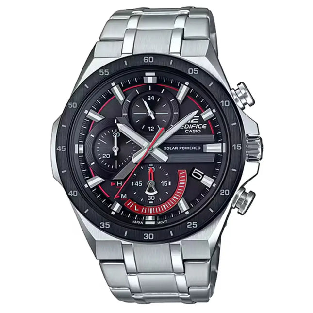 Casio Edifice EQS-920DB-1AVUDF Black Dial Stainless Steel Men's Watch