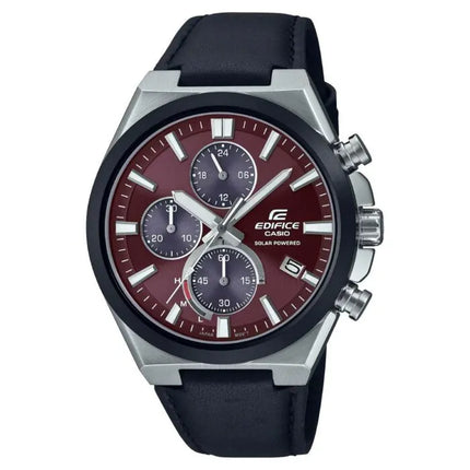 Casio Edifice Solar-Powered Chronograph EQS-950BL-5AVUDF Brown Dial 44mm  Stainless Steel Men's Watch