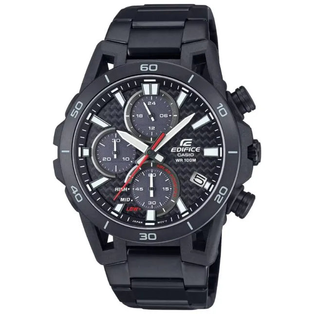 Casio Edifice Sospensione Chronograph EQS-960DC-1AVUDF Black Dial Stainless Steel Men's Watch