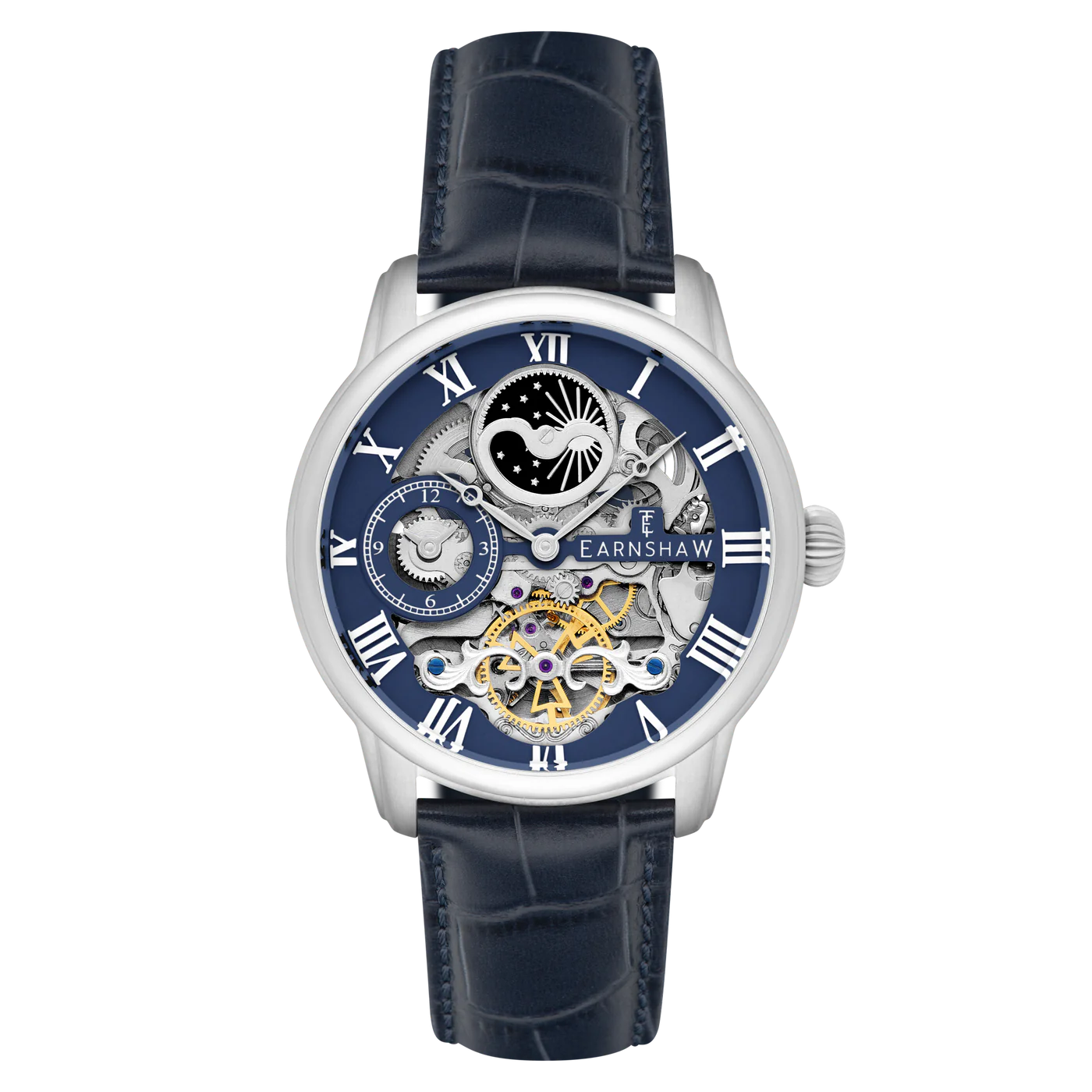 THOMAS EARNSHAW Longitude Automatic Skeleton True Blue