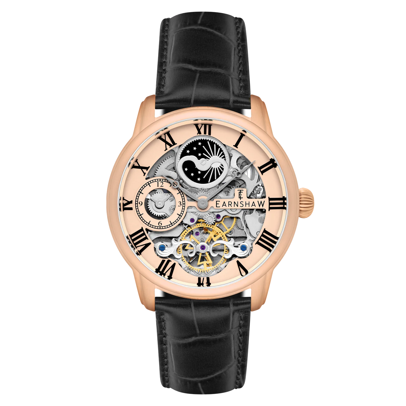 THOMAS EARNSHAW Longitude Automatic Skeleton Copper Black