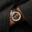 THOMAS EARNSHAW CORNWALL SKELETON AUTOMATIC Roman Rose Gold