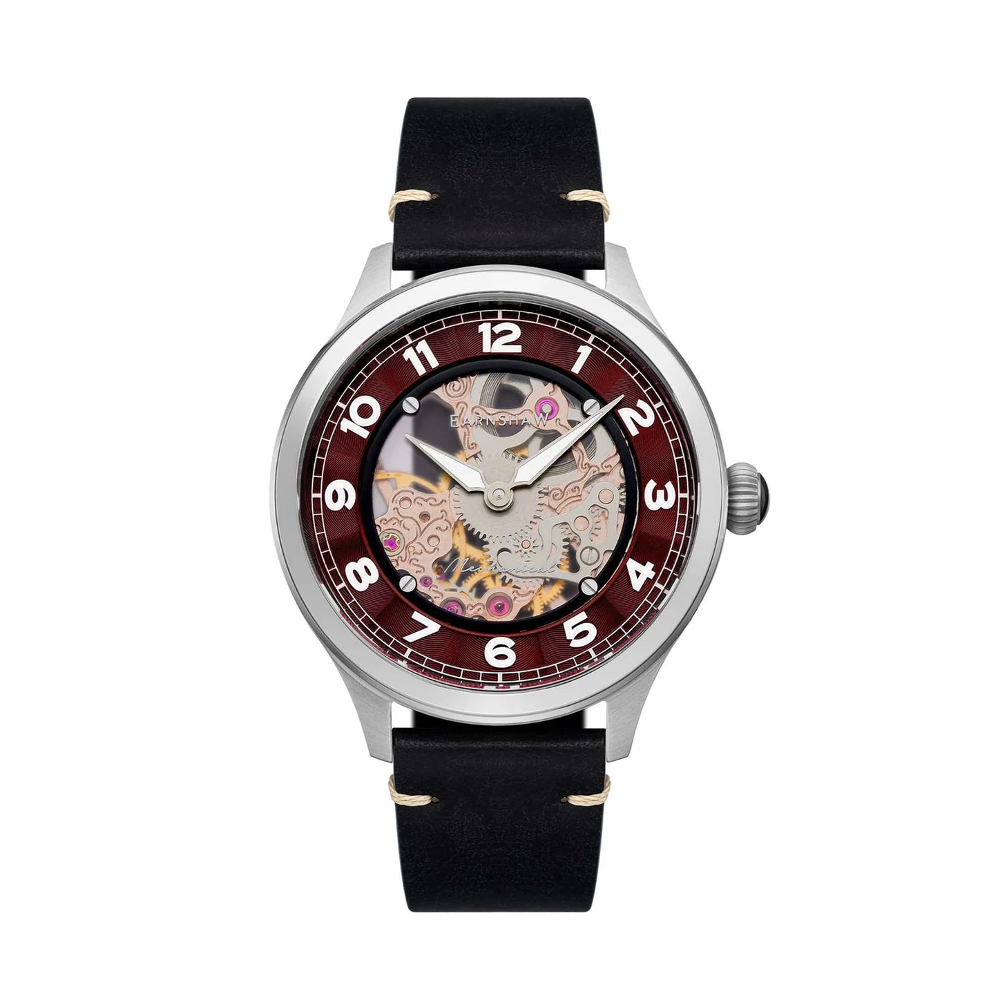 THOMAS EARNSHAW BARON MECHANICAL SKELETON MALBEC Watch