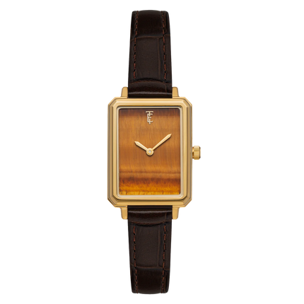 THOMAS EARNSHAW EMMELINE QUARTZ 2 HANDS TIGER EYE Watch