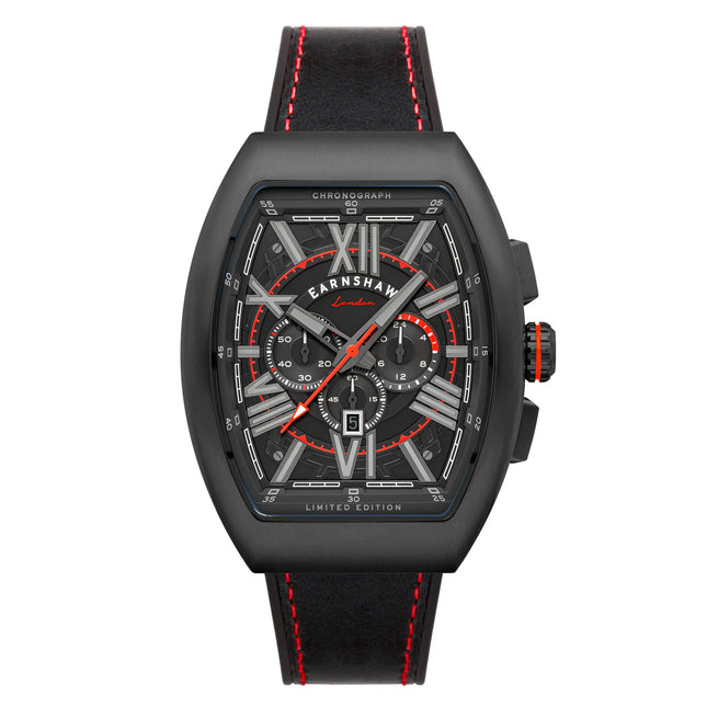 THOMAS EARNSHAW SUPREMACY CHRONOGRAPH HAZARD Watch Chicane Black