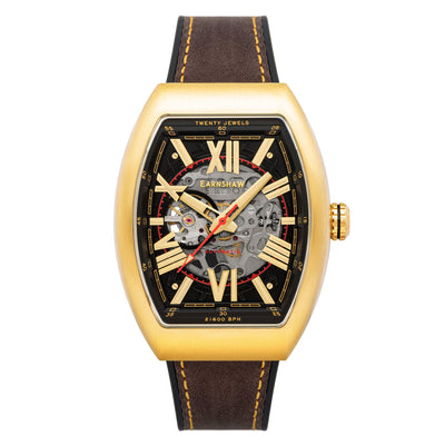 THOMAS EARNSHAW SUPREMACY SKELETON AUTOMATIC Watch Regal Gold