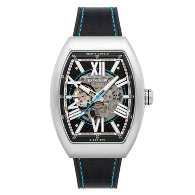 THOMAS EARNSHAW SUPREMACY SKELETON AUTOMATIC Watch Cyan Black