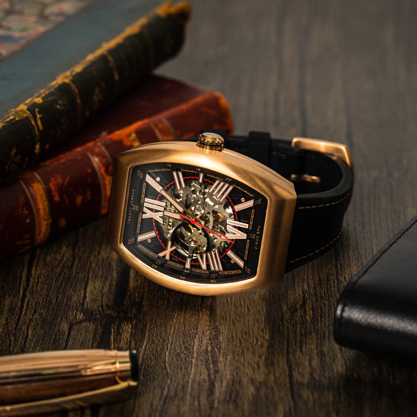 THOMAS EARNSHAW SUPREMACY SKELETON AUTOMATIC Watch Rose Gold