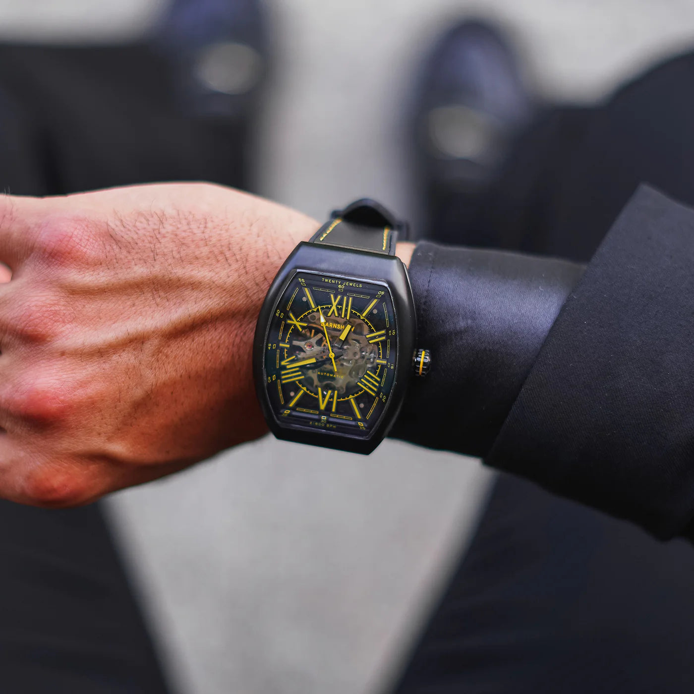 THOMAS EARNSHAW SUPREMACY SKELETON AUTOMATIC Watch HORNET