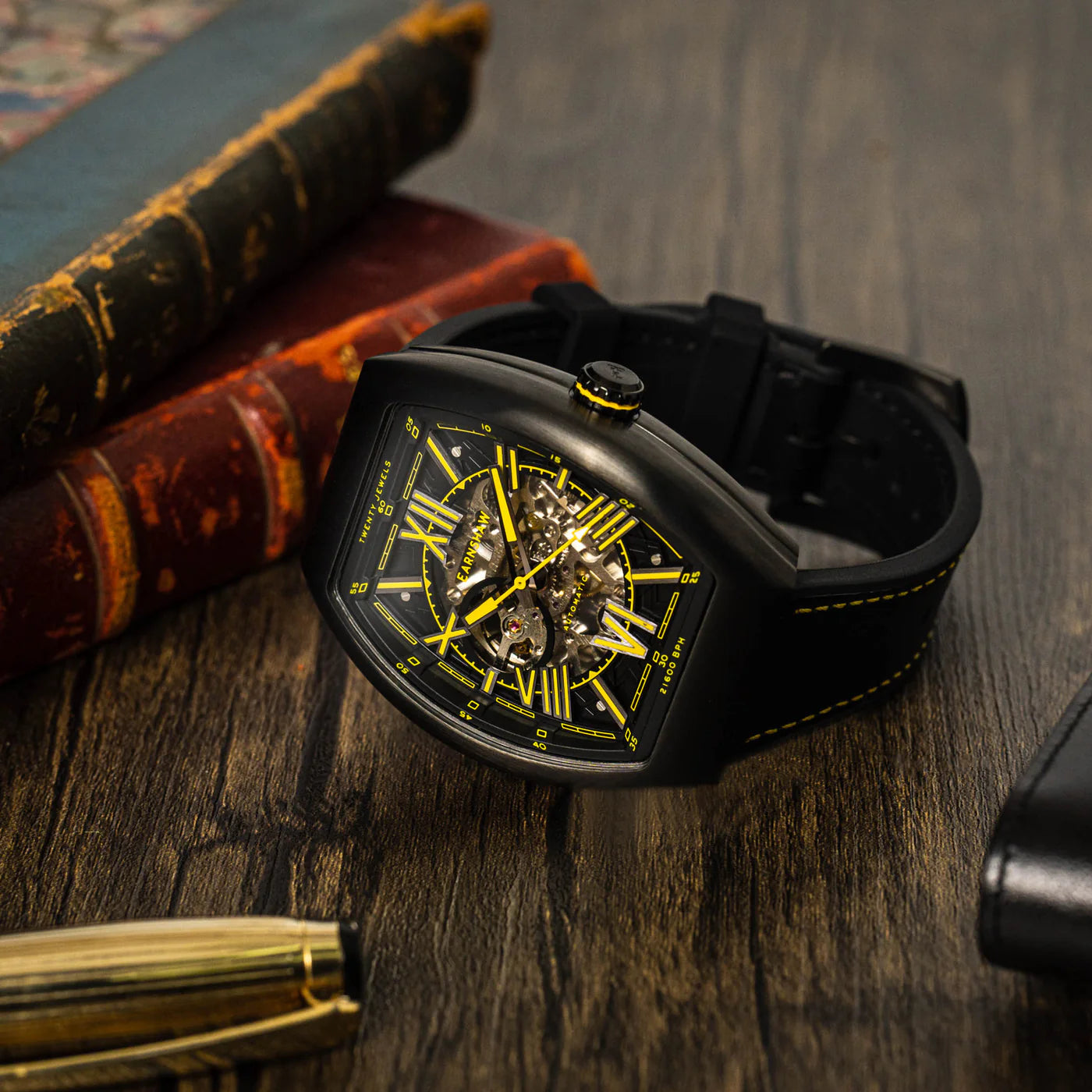 THOMAS EARNSHAW SUPREMACY SKELETON AUTOMATIC Watch HORNET