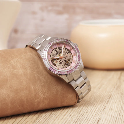 THOMAS EARNSHAW MARTINEAU SKELETON AUTOMATIC Lavender Watch