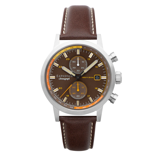 THOMAS EARNSHAW DUKE CHRONOGRAPH Watch CARAMEL BROWN