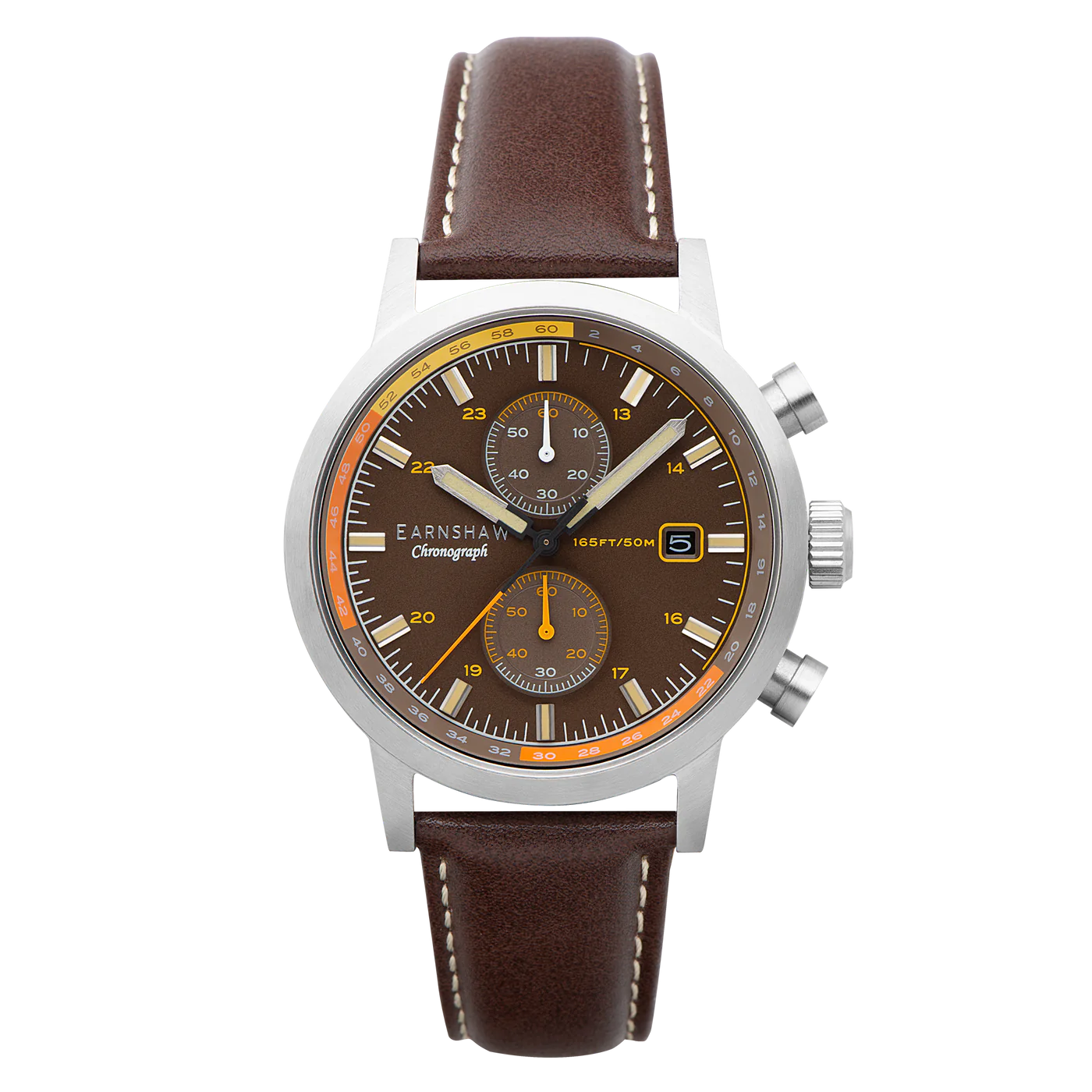 THOMAS EARNSHAW DUKE CHRONOGRAPH Watch CARAMEL BROWN