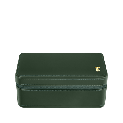 THOMAS EARNSHAW BEAUFORT 3 SLOT WATCH BOX CASE FOREST REGALIA