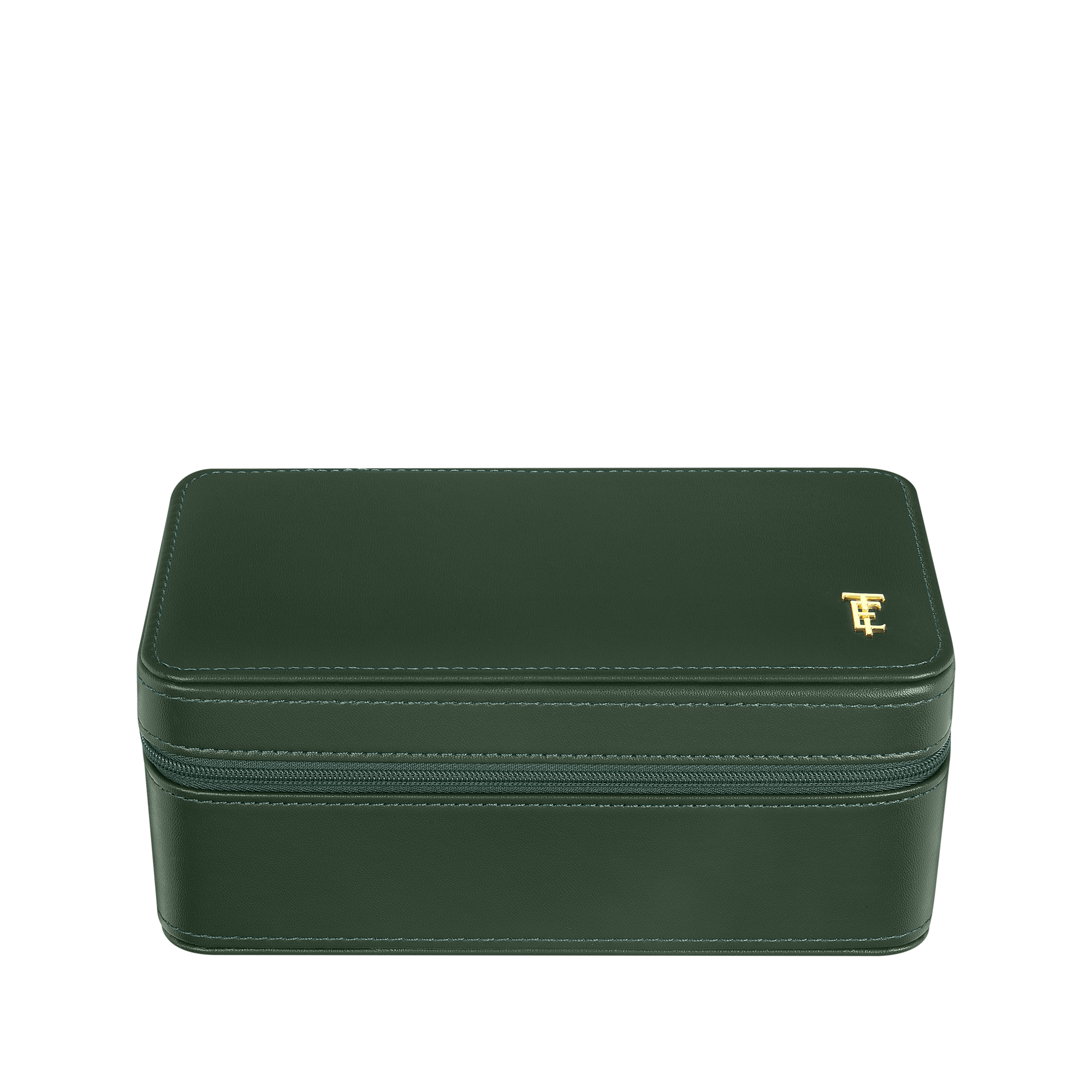 THOMAS EARNSHAW BEAUFORT 3 SLOT WATCH BOX CASE FOREST REGALIA