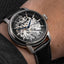 THOMAS EARNSHAW CORNWALL SKELETON AUTOMATIC Ebony Black