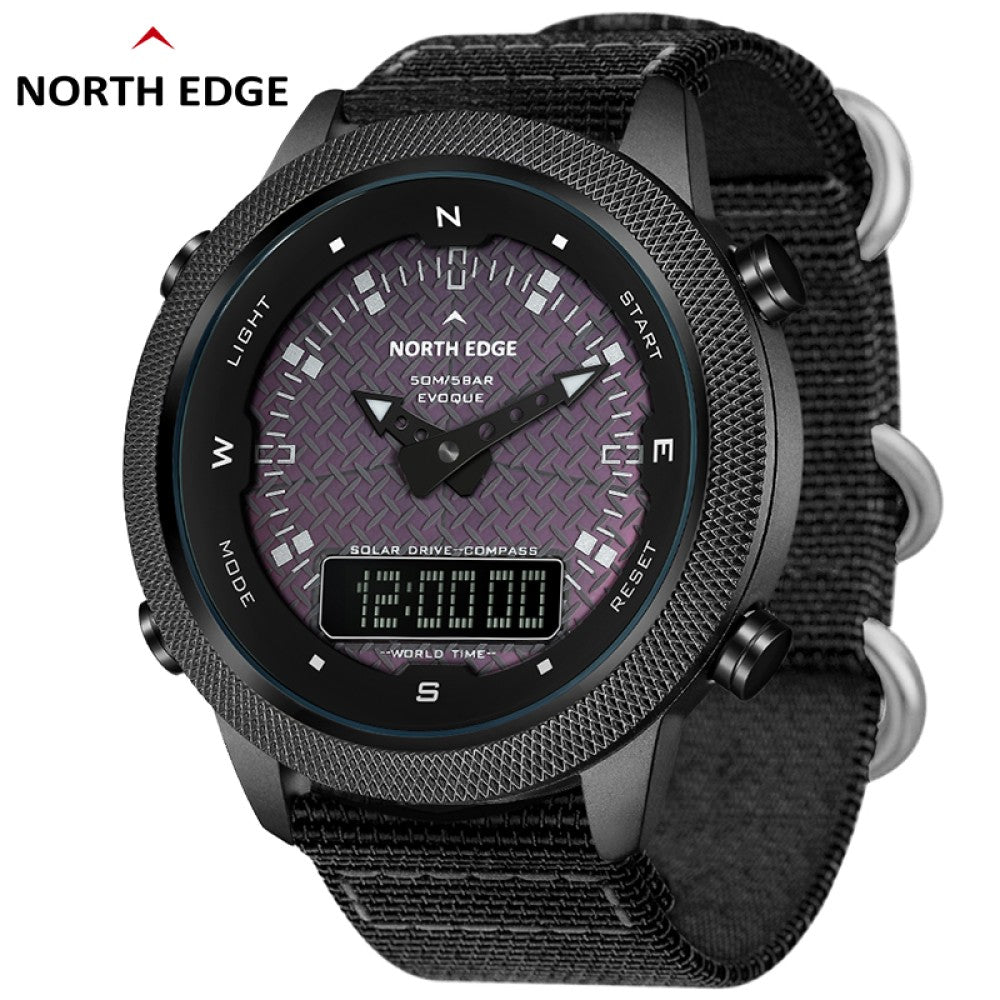 NORTH EDGE Tactical Evoque Solar Powered Watch