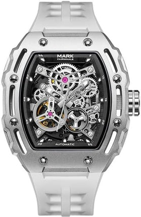 Mark Fairwhale BARRELIX Men’s Automatic Watch Snow White