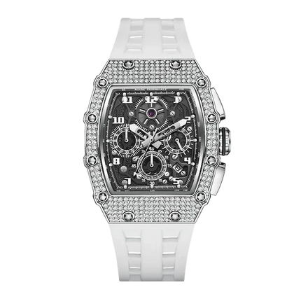 Mark Fairwhale FW-5069 Frostline Chronograph Watch - Full Diamond Chronograph Luxury