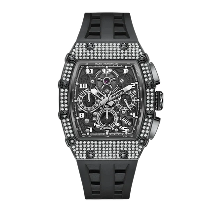 Mark Fairwhale FW-5069 Frostline Chronograph Watch - Full Diamond Chronograph Luxury