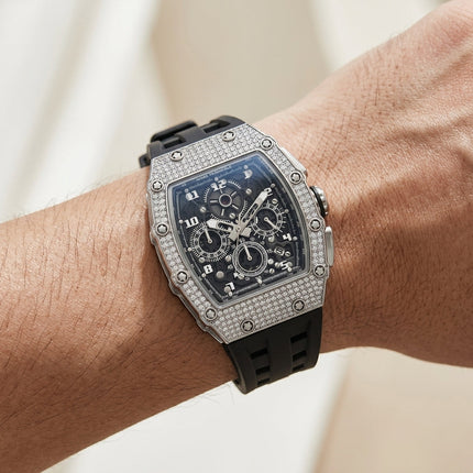 Mark Fairwhale FW-5069 Frostline Chronograph Watch - Full Diamond Chronograph Luxury
