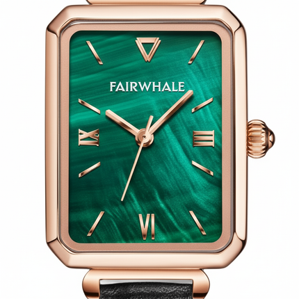Mark Fairwhale Lady FW-3270 VERDIA – Women’s Retro Rectangle Quartz Watch