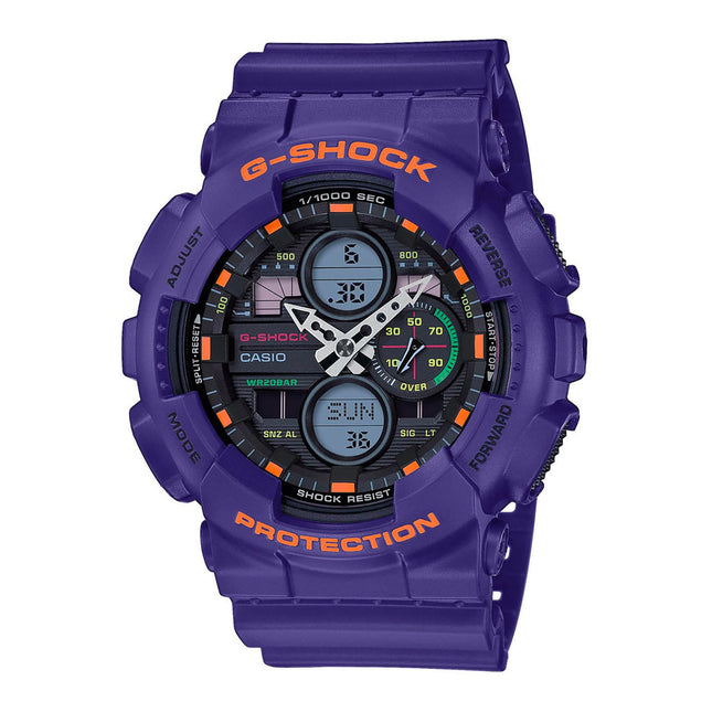 CASIO Men's G-Shock Watch GA-100 Series Purple Limited