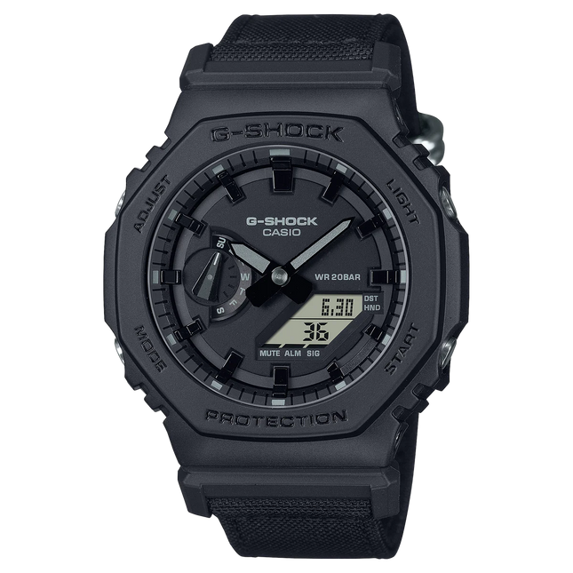 CASIO Men's G-Shock Watch GA-2100BCE-1AER Cordura Nylon Edition