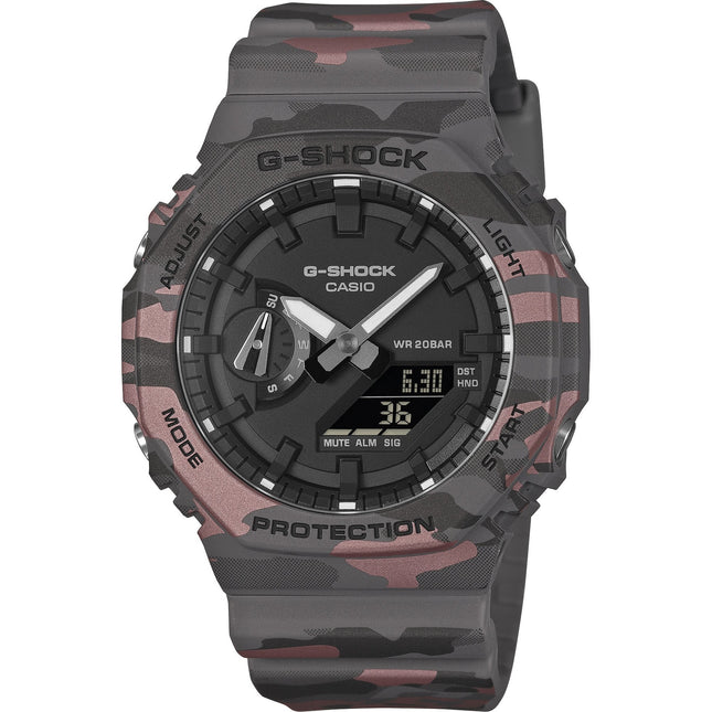 CASIO Men's G-Shock CasiOak Camo Series Watch GA-2100CM-8ADR