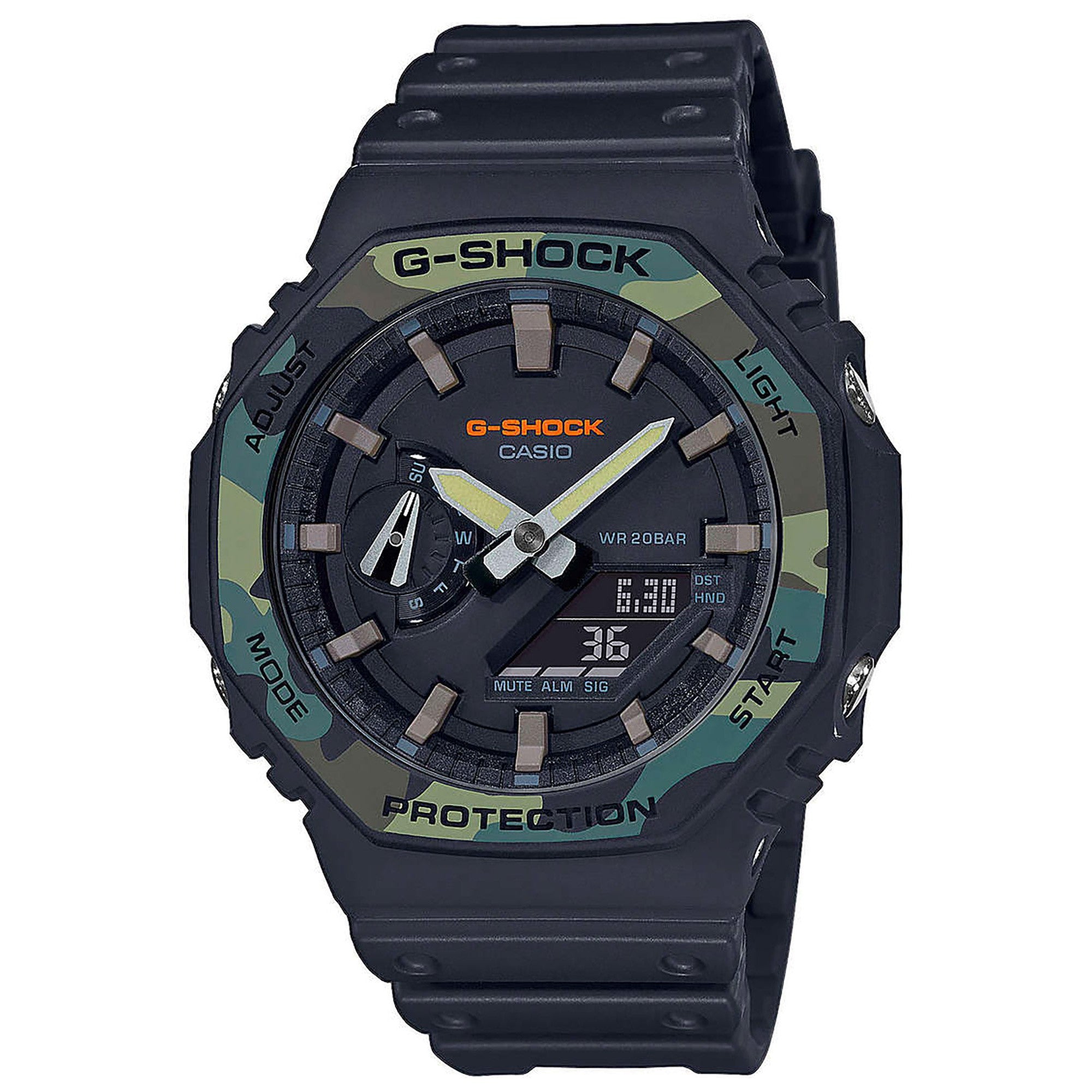 CASIO Men's G-Shock Watch GA-2100SU-1AER Camo