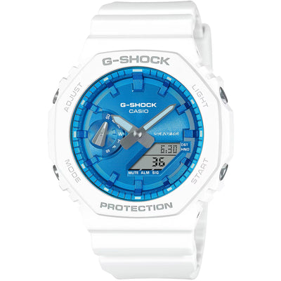 CASIO Men's G-Shock Watch GA-2100 Ice White