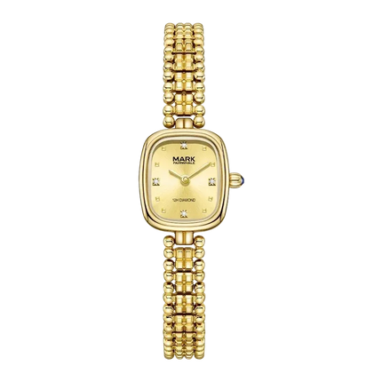Mark Fairwhale Lady FW-3060 LUMEA - Women’s Luxury Gold Rectangle Watch