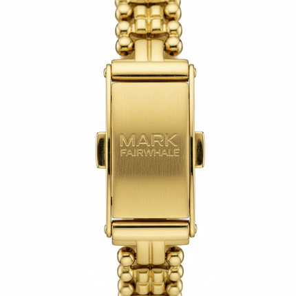 Mark Fairwhale Lady FW-3060 LUMEA - Women’s Luxury Gold Rectangle Watch