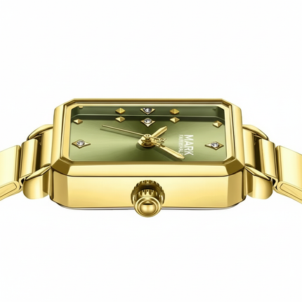 Mark Fairwhale Lady FW-3070 ALERIA - Women’s Elegant Square Quartz Watch