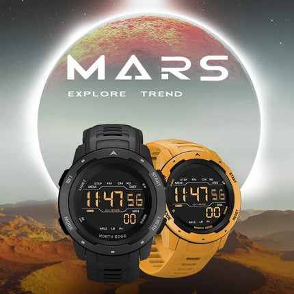 NORTH EDGE Tactical Mars Watch Yellow