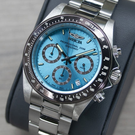 **R1.00 Auction**Invicta Men's Limited Edition Caribbean Blue Chrono Watch