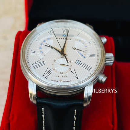 9/10 condition**ZEPPELIN** Men's Transatlantic Limited Edition Chronograph Watch