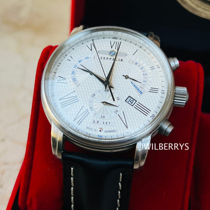 9/10 condition**ZEPPELIN** Men's Transatlantic Limited Edition Chronograph Watch