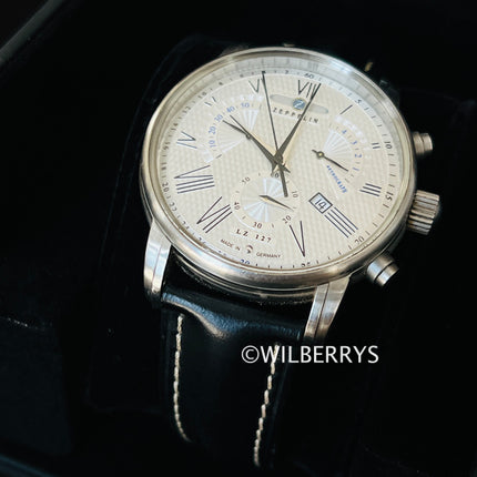 9.2/10 condition**ZEPPELIN** Men's Transatlantic Limited Edition Chronograph Watch