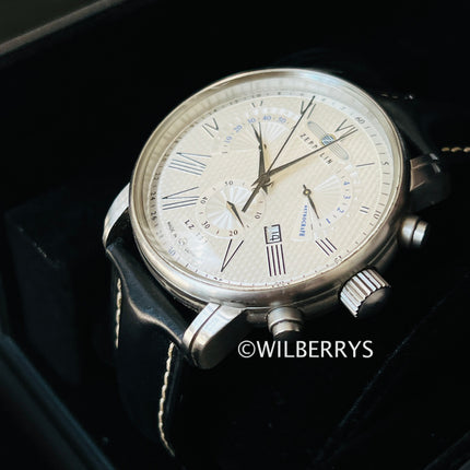 9.2/10 condition**ZEPPELIN** Men's Transatlantic Limited Edition Chronograph Watch