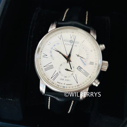9.2/10 condition**ZEPPELIN** Men's Transatlantic Limited Edition Chronograph Watch