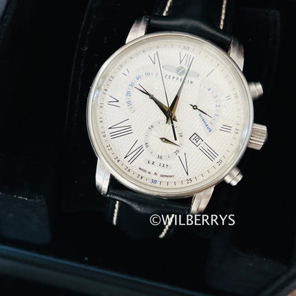 9.2/10 condition**ZEPPELIN** Men's Transatlantic Limited Edition Chronograph Watch