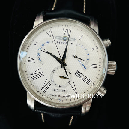 9.2/10 condition**ZEPPELIN** Men's Transatlantic Limited Edition Chronograph Watch