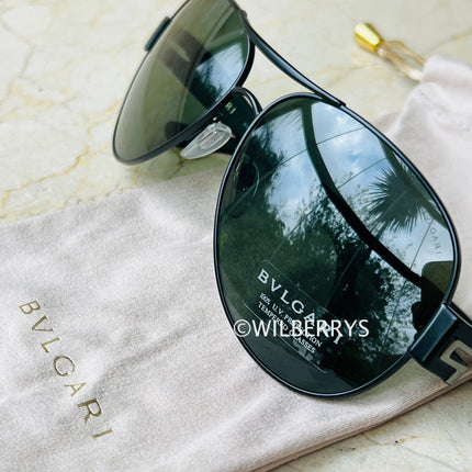 BVLGARI Men's Aviator Sunglasses