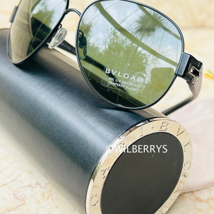 BVLGARI Men's Aviator Sunglasses