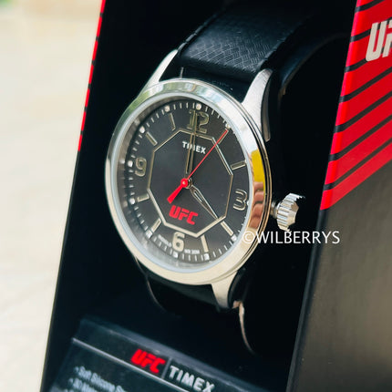 TIMEX Mens UFC Athena 42mm Watch Silver