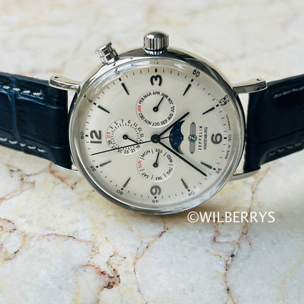 ZEPPELIN Men's Hindenburg Ltd Edition Moonphase Chronograph Watch