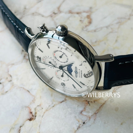 ZEPPELIN Men's Hindenburg Ltd Edition Moonphase Chronograph Watch