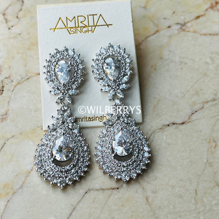 AMRITA SINGH NEW YORK Catherine CZ Cubic Zirconia Earring